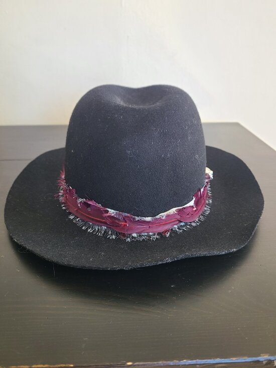 Zadig & Voltaire Alabama Foulard Feather-Trim Hat main image 4